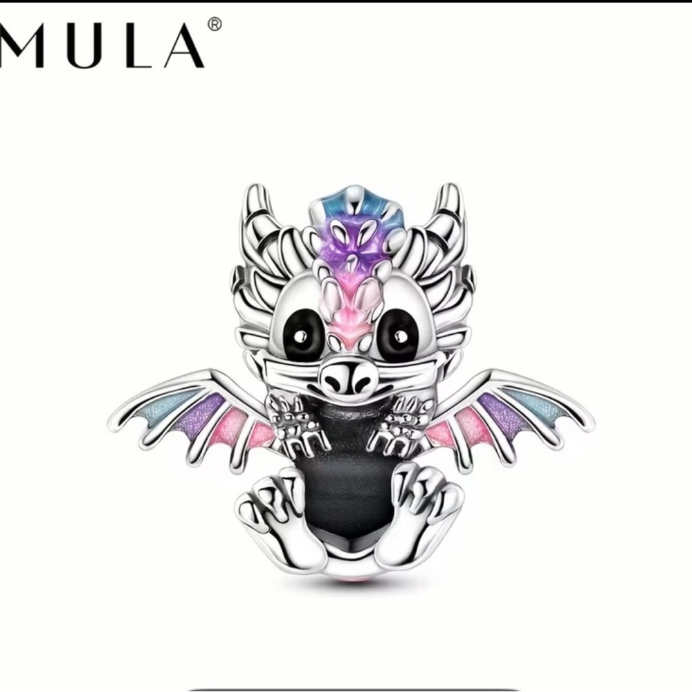 Colorful Dragon Charm